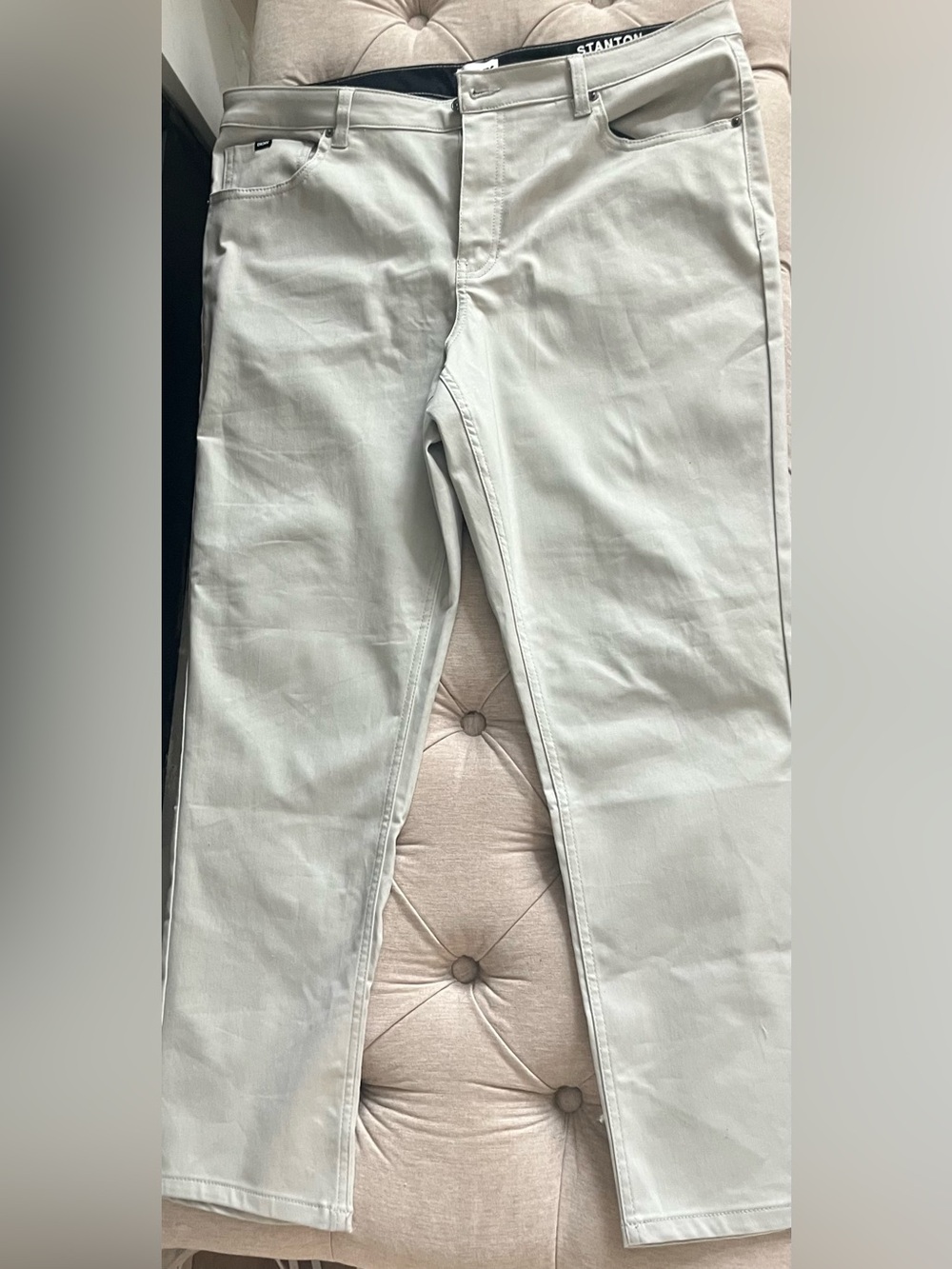 Dkny Men's Pants - Light Cream